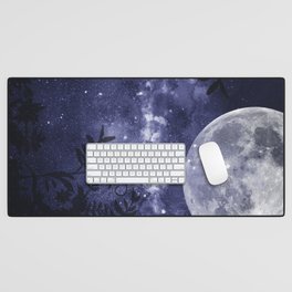 Starry Night and Moon #2 Desk Mat