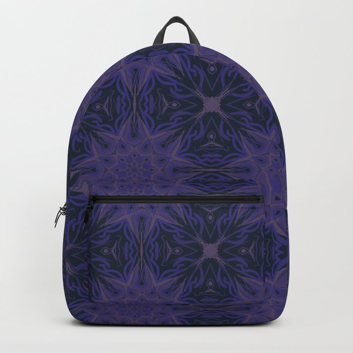 Occult dark magic forming a seamless pattern of mystic arts Backpack