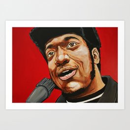 Fred Hampton "The Black Messiah" Art Print | Painting, Illustration, Blackpantherparty, Curated, Blackpower, Ink, Revolutionary, Acrylic, Fredhampton, Theblackmessiah 