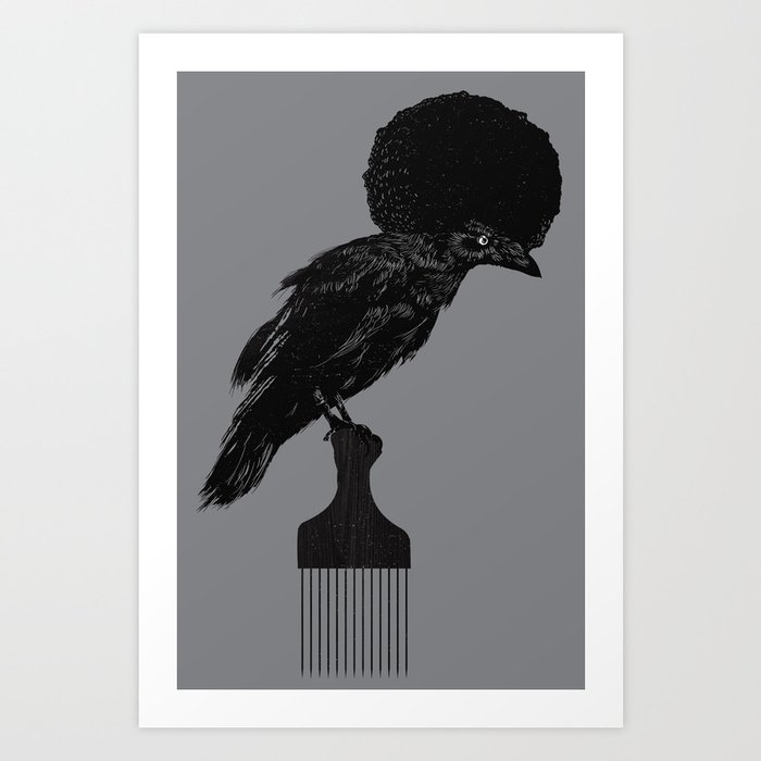 The Black Crow Art Print