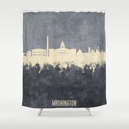 Washington DC Skyline Shower Curtain