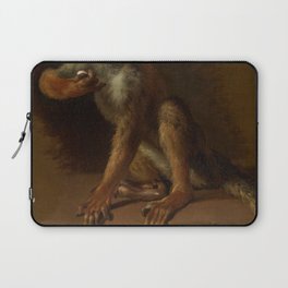 A Seated Monkey, Jan Weenix, before 1685 Laptop Sleeve