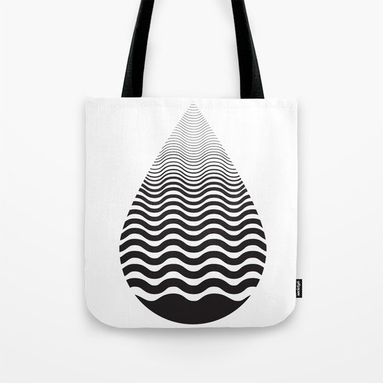 Water Drop Tote Bag