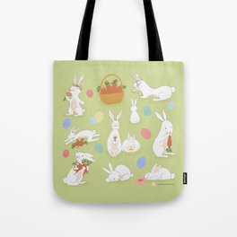 Eggcelent Easter bunnies Tote Bag