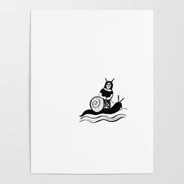 Snail Woman Poster