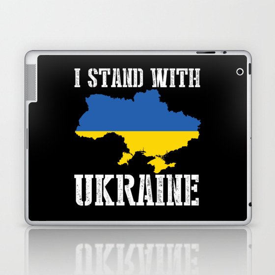 I Stand With Ukraine Laptop & iPad Skin