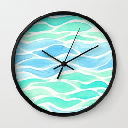Ocean Ripples - Pastels Wall Clock