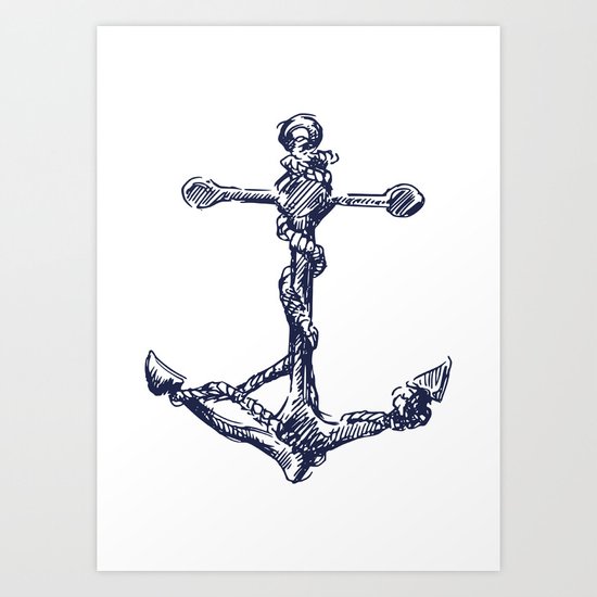 Life's Anchor Art Print