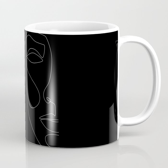 White line couple Coffee Mug