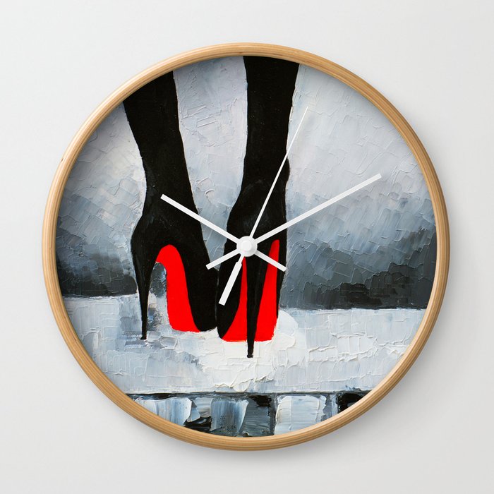 Louboutins Wall Clock