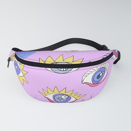 Olha bons sonhos rosa, art by Miguel Matos Official Fanny Pack