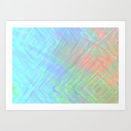 Abstract geometric shapes Art Print
