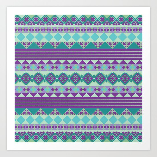 Aztec Art Print