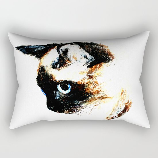 Siamese Cat 2015 edit Rectangular Pillow