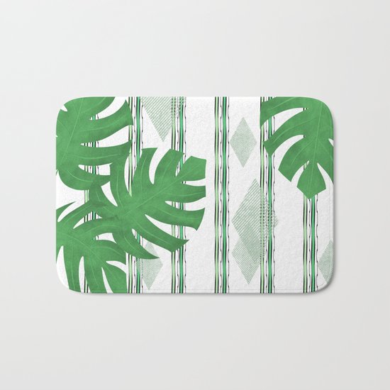 Monstera Bath Mat