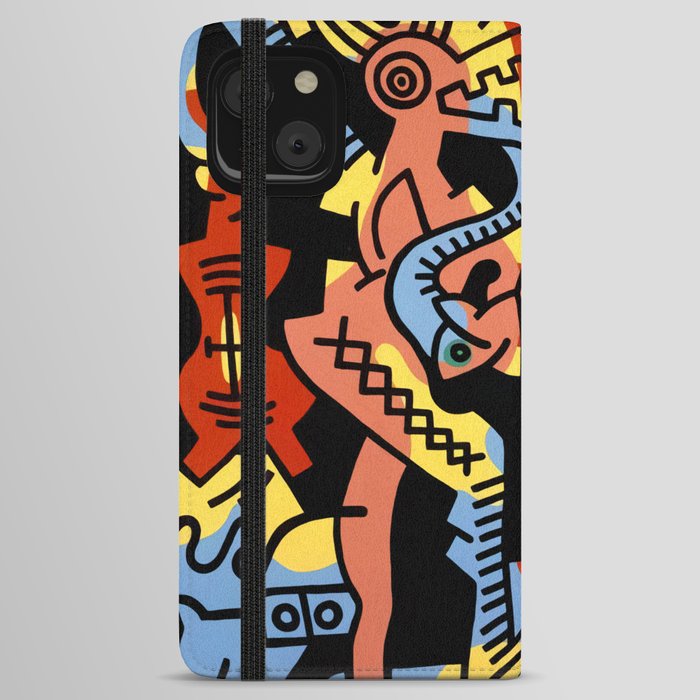 Keith - Buch iPhone Wallet Case