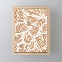 Palms | Rust Framed Mini Art Print