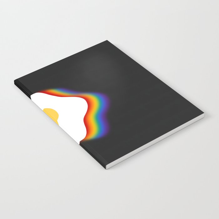 Rainbow fried egg 1 Notebook