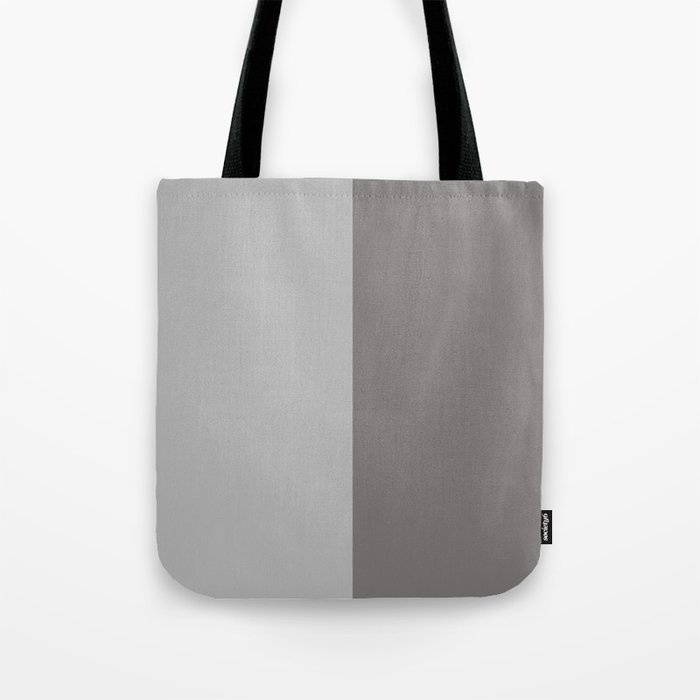 2 colors grey shade Tote Bag