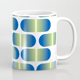 Capsules gradient, Blue, Green Mug