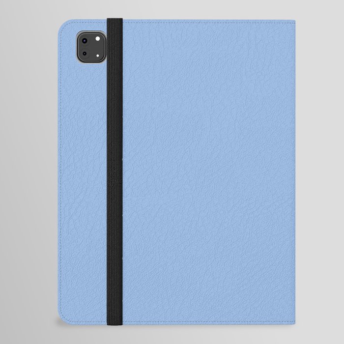 SUMMER BLUE SOLID COLOR. Plain Light Pastel Blue iPad Folio Case