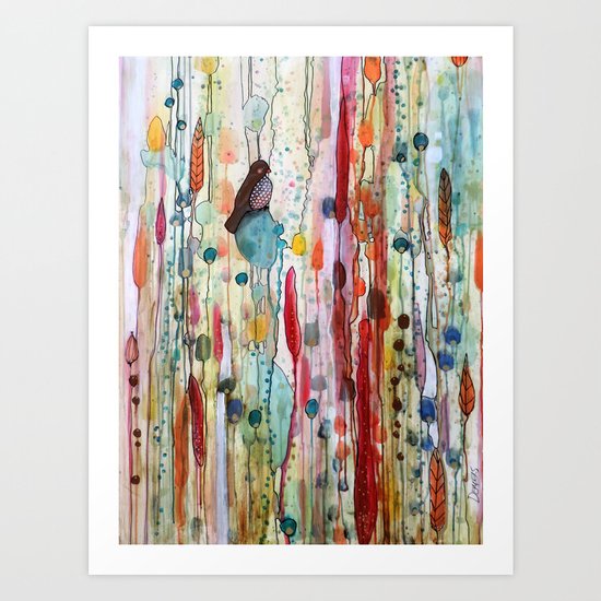 sur la route Art Print