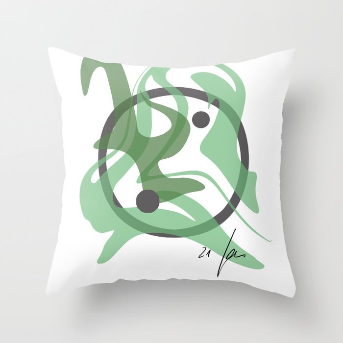 Art Design Line 19 Throw Pillow
