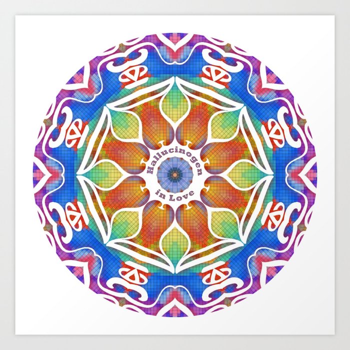 Magic Kaleidoscope Art Print