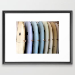 SURF'S UP / Los Angeles, California Framed Art Print