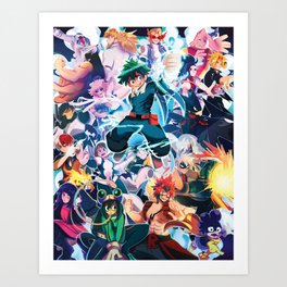 Bnha Art Prints For Any Decor Style Society6