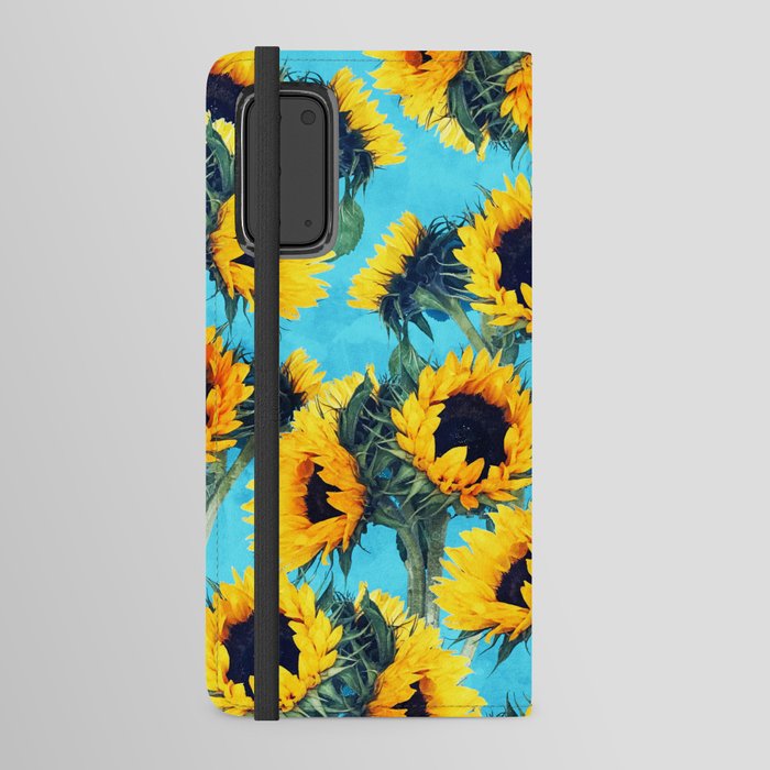 Sunflowers & Sky Android Wallet Case