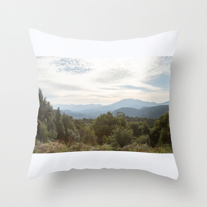 The valley Throw Pillow