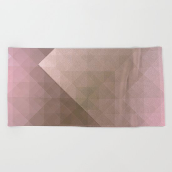 Blush Folded Star Beach Towel