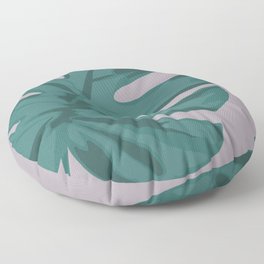 monstera [pale pink] Floor Pillow