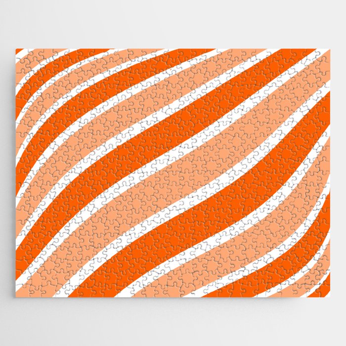 Abstract pattern - orange. Jigsaw Puzzle