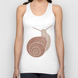 Squiggle Snail Unisex Tank Top