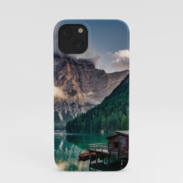 Cabin Lake in Italy iPhone Case