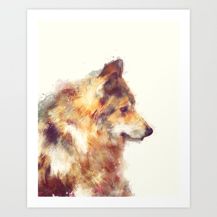 Discover the motif WOLF // TRUE by Amy Hamilton as a print at TOPPOSTER