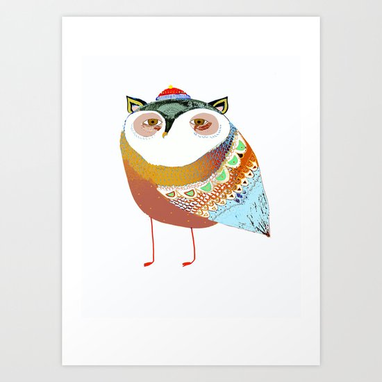 The Sweet Owl Art Print