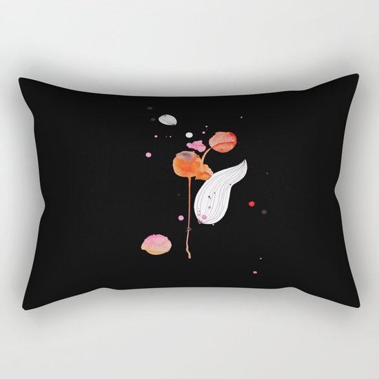 Rose Hips Rectangular Pillow