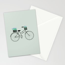 Spring Bicycle Stationery Card