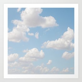 Daydream Clouds Art Print