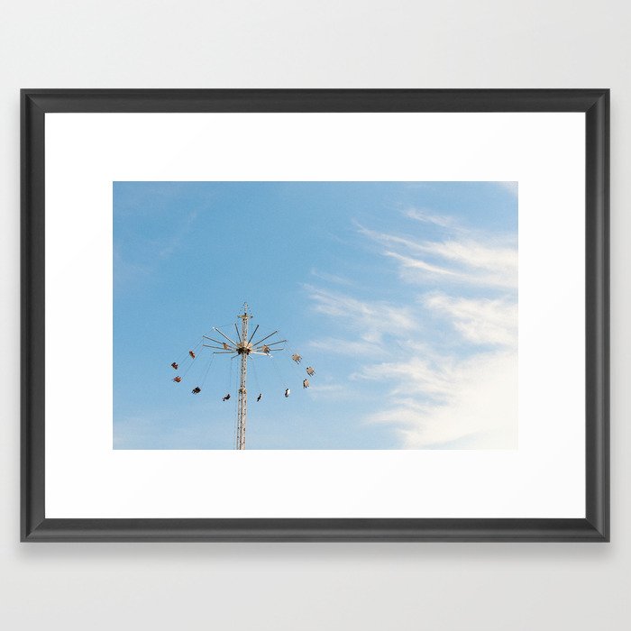 Sky Swings at the Minnesota State Fair Framed Art Print