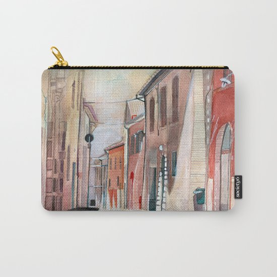 Italy, watercolor Carry-All Pouch