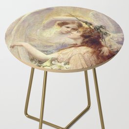 “The Angel’s Message” by George Swinstead Side Table