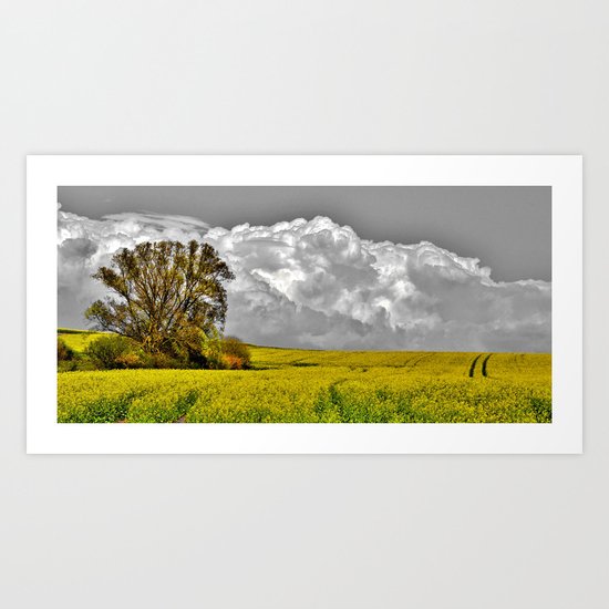 Before the rainstorm - photography Art Print
