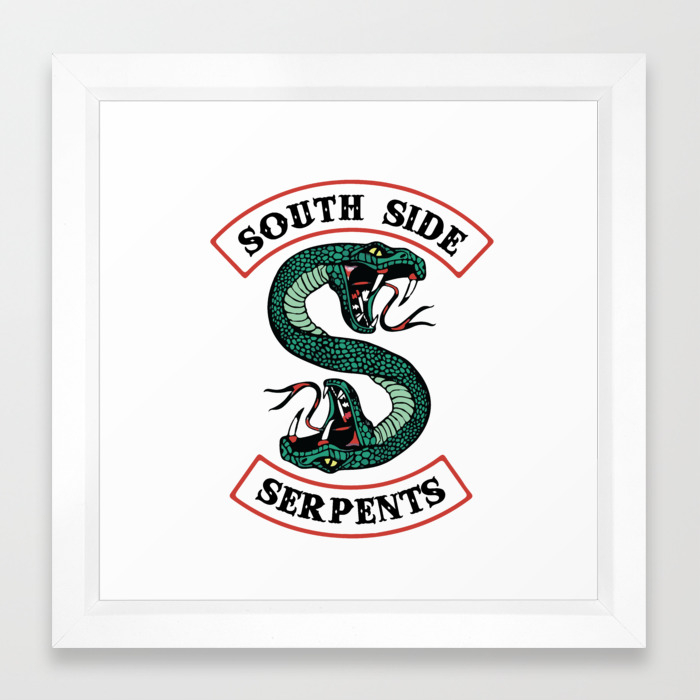 Southside Serpents Framed Art Print By Jackiedanielka Society6