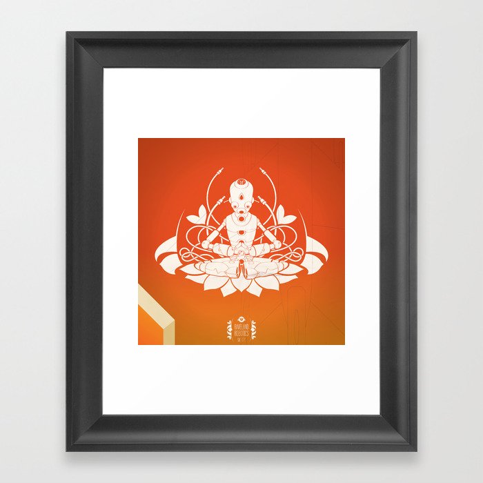 Opening the higher state of consciousness Framed Art Print