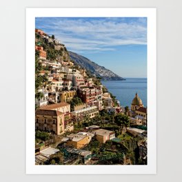 Amalfi Coast, Italy, Sea Art Print