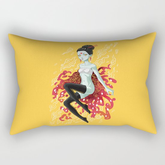 Fire Fairy Rectangular Pillow